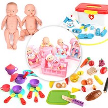 어린이집 역할영역 교구 아기인형 음식모형 어린이날선물 돌아기 조카선물