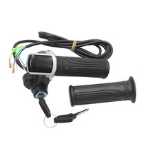전동스쿠터 스로틀 소형전기차 Electric Bike Scooter Throttle Speed Adjustment Handle with Key Lock Display Divides, [01] 24V