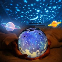 플라네타리움 가정용 천체투영기 플라네타륨 Led 야간 조명 배터리 전원 별이 빛나는 하늘 매직 스타 달 행 젝터 램프 코스모스 우주 침대 옆, [02] Rotating section