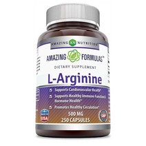 해외 Amazing Nutrition L Arginine 500mg 아르기닌 250, 1개