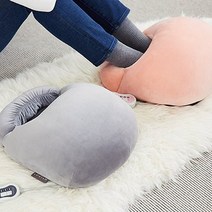 국산 전자파안심 풋워머 전기 발난로 사무실 전기 발방석 발전기장판 발온열기, 그레이