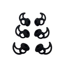 CentralSound BOSE 스포츠 이어버드 이어폰 헤드폰용 교체용 팁, Triple Black