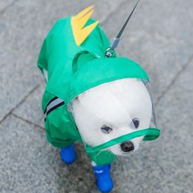 볼독 [무료배송]소형견 꿀벌비옷 레인코트, 공룡