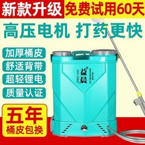 동력살분무기 농약통 농약 약대 분무기 전기 농업용 고압 살충제 살균 물뿌리개 리튬 배터리 고전력, 고압 펌프 포함 18리터 3개 스위치 25암페어