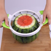 수박 썰기 도구 과일 멀티 커팅기 매직 분할기, 초대형 (27.5cm) 큰, 중소형 수박 자르기개