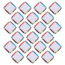 베짜기 베틀 직조 위빙 틀 직조기 손뜨개 위빙 옷감 뜨게 키트 50pcs 유용한 diy 카드 종이 직기 카드 태블릿 용품, 다양한 색상, 5x5cm