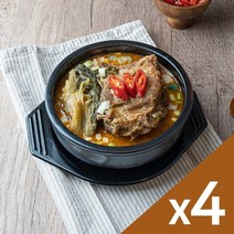 [신라해장국] 전국 맛집 뼈다귀해장국(600g) x 4팩, 단품
