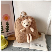여행용 배낭 노트북 여성 가방 여성용 귀여운 곰 모양 숄더 휴대용 어린이 여행 쇼핑
