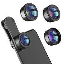 3 in 1 스마트폰 렌즈 키트 만화경 렌즈 20x 매크로 198/120° 어안 광각 사진, 페이지 표시가 우선합니다