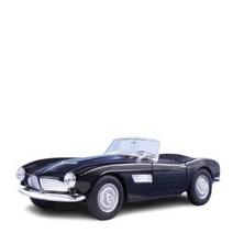BMW 507 컨버터블 로드스터 1:24 다이캐스트 자동차 미니카 모형 피규어 미니오토 카, 컨버터블 블랙