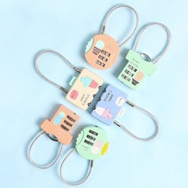 비밀번호자물쇠 잠금장치 캐비닛 하트 사물함 자물쇠, 839(도너츠)