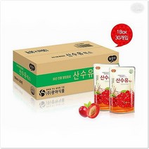 광야 산수유 파우치 130ml 1박스(30개입), ONE