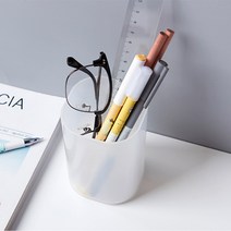 온더칩 연필꽂이 원통형 2p, 화이트