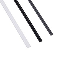 용접봉 PP/PVC/PE 스틱 플라스틱 용접기 총 범퍼 수리 공급 10 개 20cm, 01 white pp