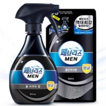 페브리즈맨 쿨아쿠아향 탈취제 리필포함 남자섬유향수 향균탈취제 옷냄새제거 방냄새 베게냄새 옷탈취제, 상품선택