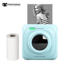 인생네컷 기계 스티커 사진기 스마트폰 사진 인화기 paperang p1 pocket printer bt 무선 열전사 프린터 휴대용 모바일 프린터 200dpi for 메모 80, 초록, 협력사