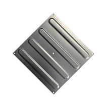 시각장애 보도 블럭 점자 패드 블록 매트 바닥 가이드, SUS304-스트립 패턴 300x300mm