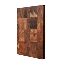 C&C 엔드그레인 원목 나무 도마 플레이팅, Oval M