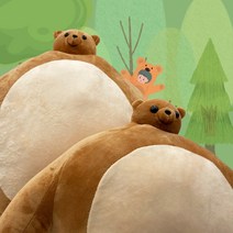 캐슬라이트 소두 곰인형 곰동석 소두인형 어깡 곰돌이, 45CM