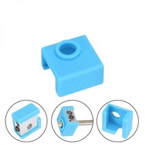 RAMPS MK7 MK8 히터 블록 실리콘 커버 양말 Ender3 Ender 5 CR10 3D 프린터 핫 엔드 압출기 보호 케이스, 2pcs Blue