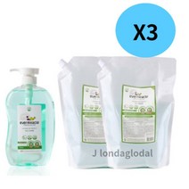 에버미라클 EM 주방 세제 750ml 리필 1.5L x 2p 3세트