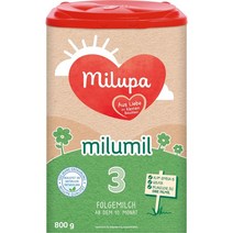 독일 밀루파 Milupa Milumil 3 10개월부터 밀루밀 3단계 아기분유 800g, 1팩