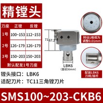 보링기 헤드 보루방 밀링 공작기계 정삭 공구 미세조정 CNC 머시닝센터 로드 홀더머신, 보링 헤드 100ㅡ203
