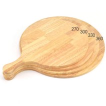 KO 키친쿡 세련된 디자인의 고급 스런 피자 서빙 ~ 원형 빵보드 빵 도마 원목 트레이 우드