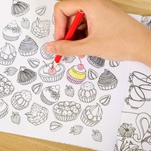 색칠공부 도안 어르신 어른 성인 컬러링북, 기본, 시간여행