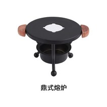 펠렛난로 고온 내성 페인트 녹는 스토브 씰 액세서리 연꽃 왁스 펠렛 수공구, 16 Tripod Furnace