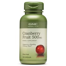 GNC 크랜베리 프루트 500mg 캡슐, 100정, 1개