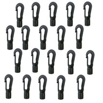 5mm 8mm 10pc 20pcs 번지 충격 코드 빠른 연결 후크 카약 카누 보트 딩기 리브 diy 탄성 코드 로프에 대한 끝 클립 매달려, 20pc 크기