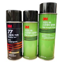 쓰리엠 스프레이본드 스프레이접착제 77 99 강력접착, 선택3-스프레이본드 99 698ml 1개