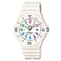 카시오 CASIO 여성용 아동용 LRW-200H-7B 우레탄 밴드 아날로그 손목시계