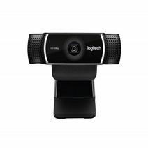 로지텍 C922 PRO STREAM HD 웹캠 화상 카메라 벌크, 블랙, C922 삼각대없음