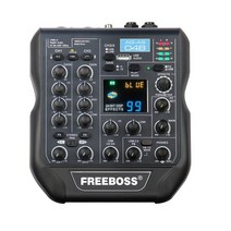 습식 건식 곡물 사료 배합기 농축 분말 믹서기 혼합기 Freeboss AG-AS04B 24Bit 99DSP 효과 192KHz 샘플링, 01 EU Plug