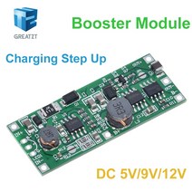 GREATZT DC 5V 9V 12V 18650 리튬 배터리 UPS 전압 변환기 용 스텝 업 부스터 모듈 충전, [02] DC 12V