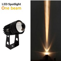 야외 LED 벽 스포트라이트 9W 12W 풍경 조명 220V 레드 그린 블루 RGB 조명 IP66 방수 원 빔, 웜 화이트