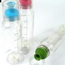 에씨클레오 용량표시 투명 네오클린 오일병300ml 주방용품 기름 소스병 양념통 E-250793, 그린 1개, 300ml