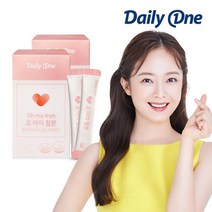 데일리원 오 마이 철분 비헴철 고함량 철분제 임산부 영양제 2통, 2개, 단품없음