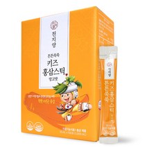 천지양 튼튼쑥쑥 키즈홍삼스틱 망고맛 100포, 1박스