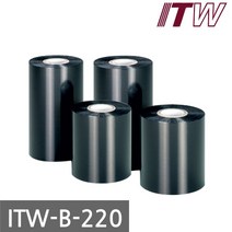 왁스리본 롤라벨먹지 바코드 열전사리본 ITW B220 110mm, 단품