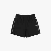 Diadora 도피아르 트레이닝 숏팬츠 우먼 블랙