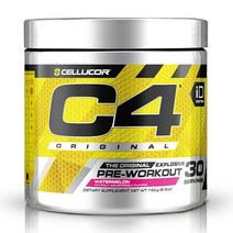 Cellucor C4 부스터 오리지널 헬스 프리워크아웃 워터멜론 수박 30 서빙 195 g, 1개, 195g