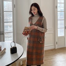 [조아맘] 하운드 울 원피스