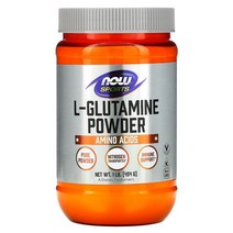 나우푸드 NOW Foods 스포츠 L. 글루타민 분말 454g(1lbs), 1파운드, 1개