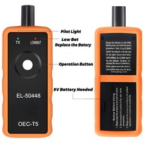 수공구 공구 세트 공장 가격 EL50448 자동 타이어 Presure 모니터 센서 OEC-T5 EL 50448 GM/Opel TPMS 리셋, 한개옵션0