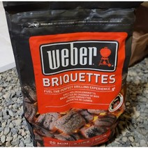 웨버 차콜 브리켓 4kg, 8kg, 3개