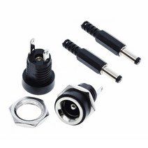 변환기 dc10PCS 5Pair DC 전원 커넥터 핀 2.1x5.5mm 암 플러그 잭 + 수 소켓 어댑터 DC-022B, 03 5pari Connector