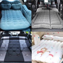 (골져스) 자동차 SUV RV전용 에어매트 신형 카니발 팰리세이드 싼타페 투싼 스타리아 쏘렌토 렉스턴스포츠 칸 스포티지 니로 셀토스 뒷좌석 트렁크 어린이침대 캠핑침대 악세사리 용품, 03 배색 스웨이드매트, G)OR_B 스웨이드브라운